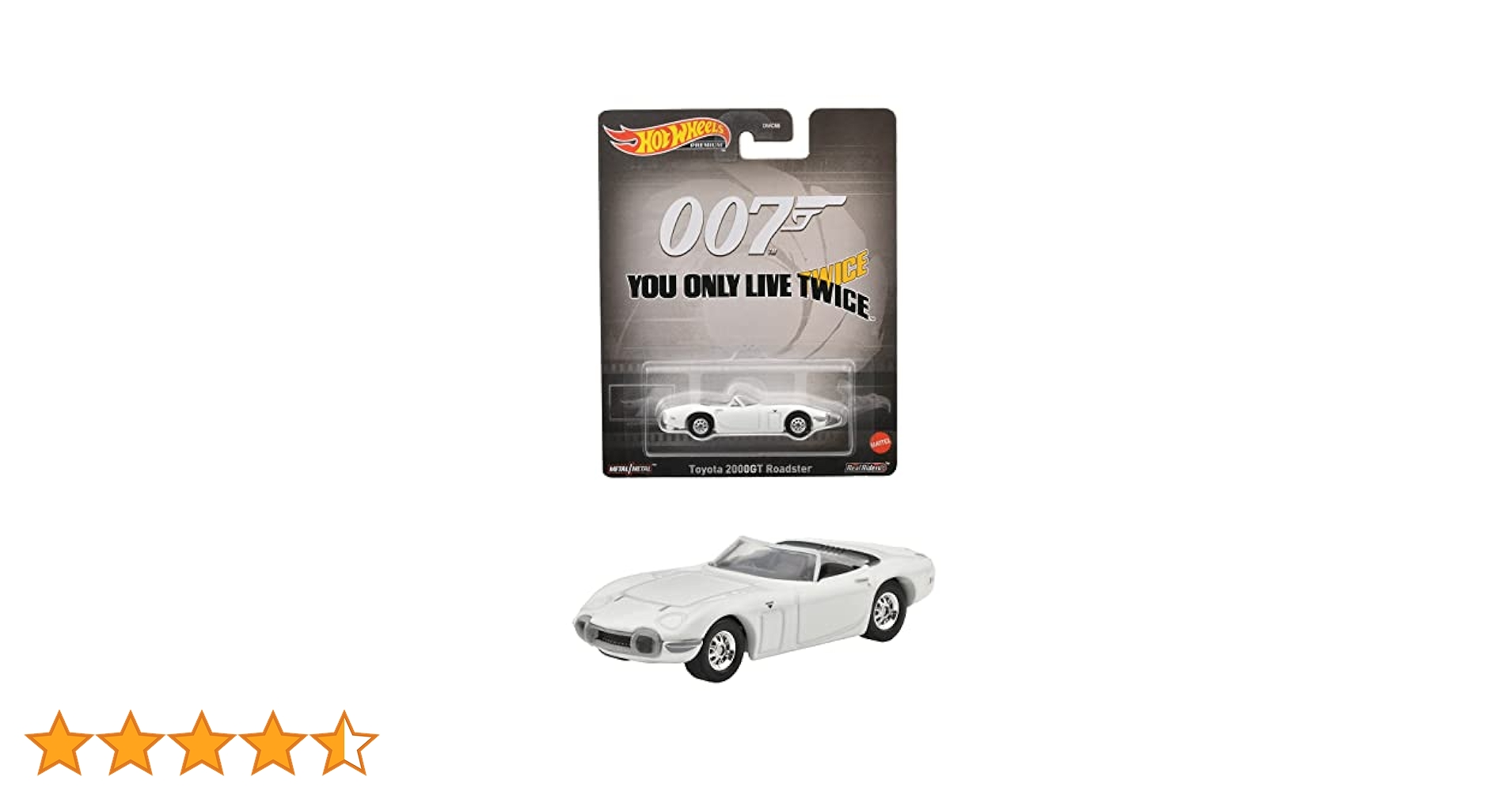 ホットウィール トヨタ 2000GT ロードスター TOYOTA 2000GT ROADSTERのレビュー！映画「007は二度死ぬ」の劇